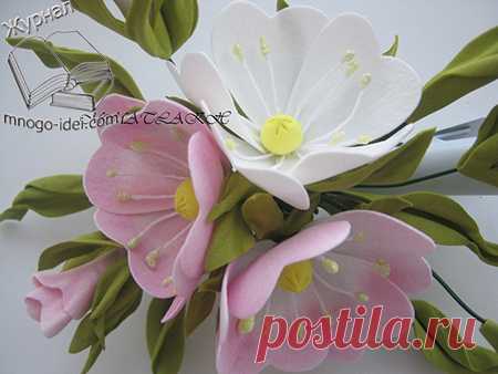 Журнал Сделай самЯблоневый цвет из фоамирана| Мастер класс - Журнал Сделай сам