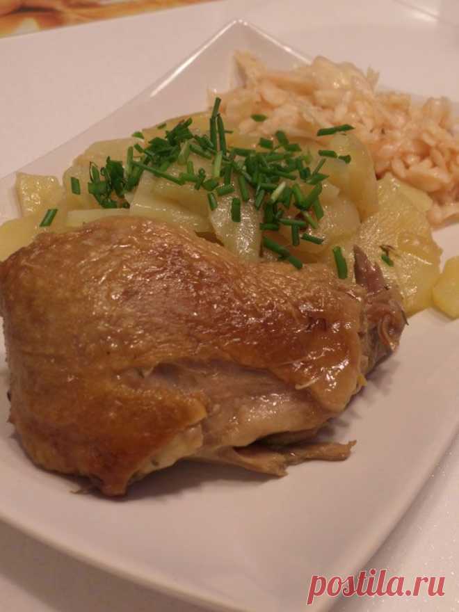 Просто, вкусно, сытно: жаркое с копчёной уткой - Вкусные рецепты