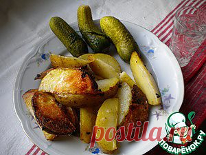 "Картошка по-деревенски" запеченная в рукаве - кулинарный рецепт