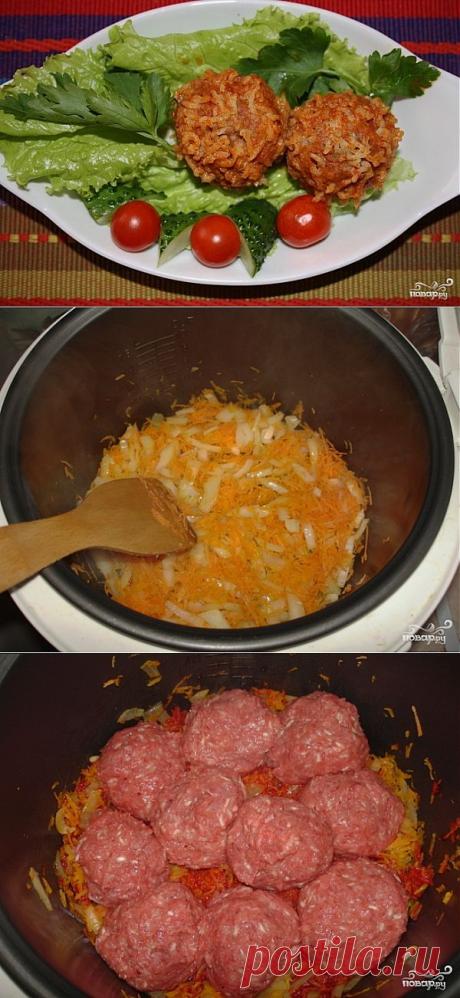 Ёжики с рисом в мультиварке - пошаговый кулинарный рецепт на Повар.ру