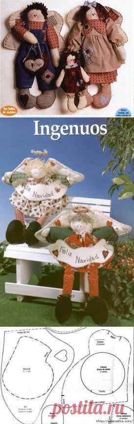 Текстильные ангелы