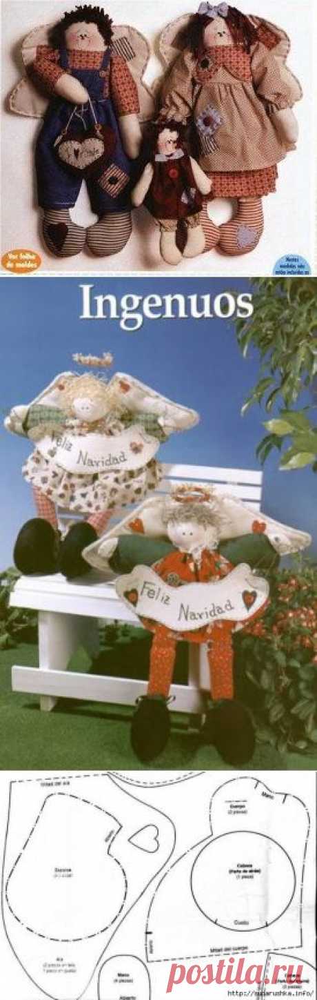 Текстильные ангелы