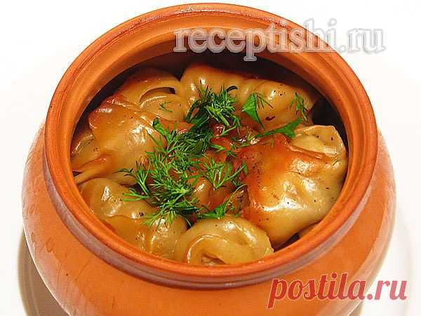 Кундюмы (вареники с грибами в горшочках) | Кулинарные рецепты с фото на Рецептыши.ру