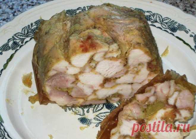 Домашняя куриная ветчина - пошаговый рецепт с фото. Автор рецепта Натали Зеленоглазая . - Cookpad