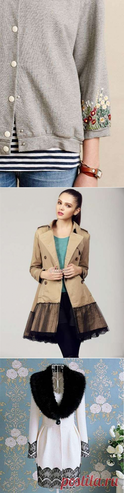 Идеи декора и переделки одежды