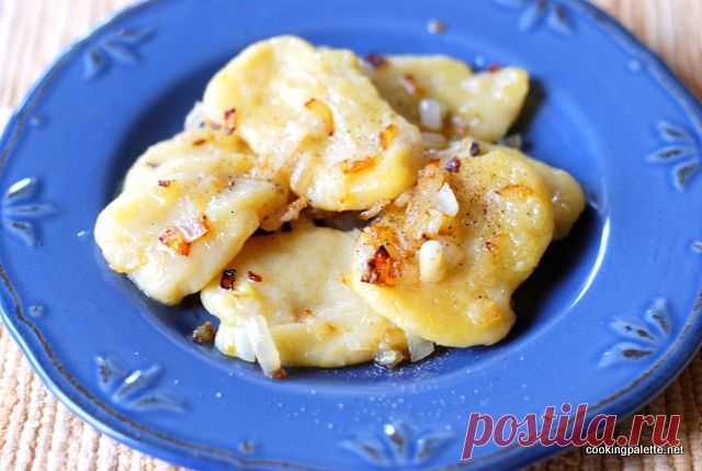 Тыквенные галушки с луком - Cooking Palette » Cooking Palette