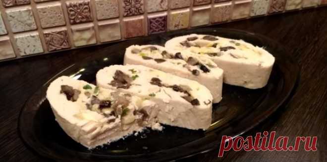 Холодная Супер Закуска – Куриный Рулет С Грибами. Отменный вкус! - Все Для Женщины (ВДЖ)