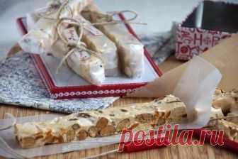 Десерт года! И вкусно, и очень полезно! Мягкая нуга с орехами и курагой