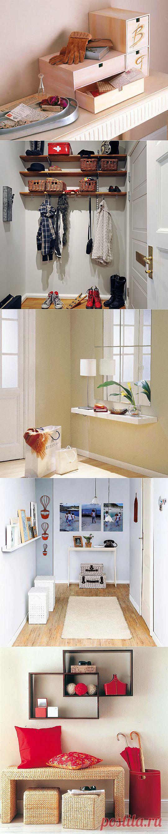 Как хранить мелочи в маленькой прихожей (30 фото)