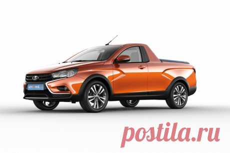 Lada Vesta пикап: рисунки и ориентировочные цены (2 фото) . Тут забавно !!!