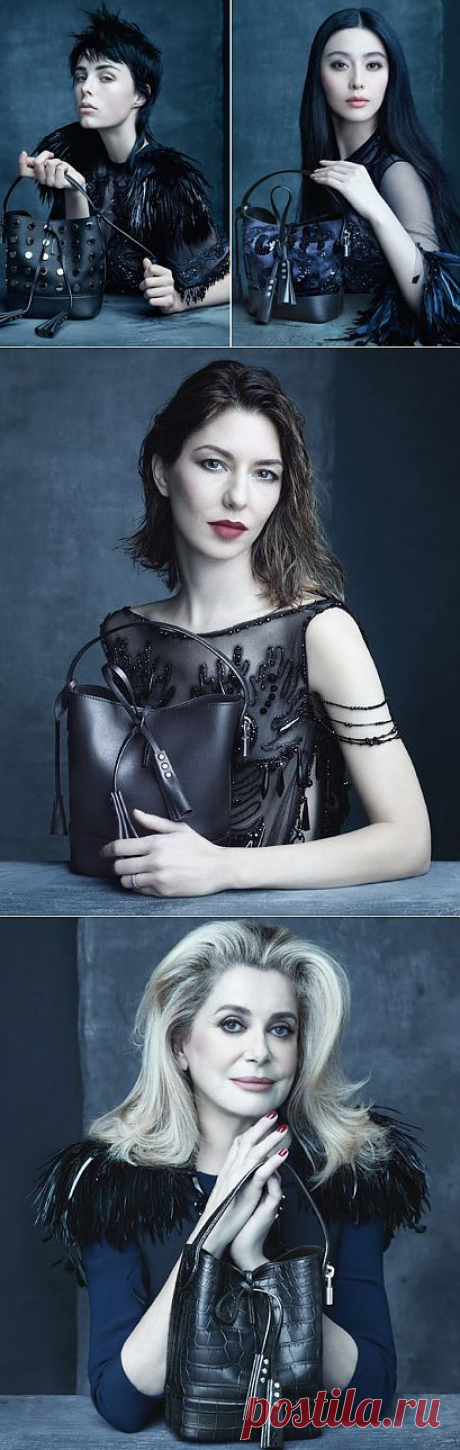 Рекламная кампания сумок Louis Vuitton сезона весна 2014