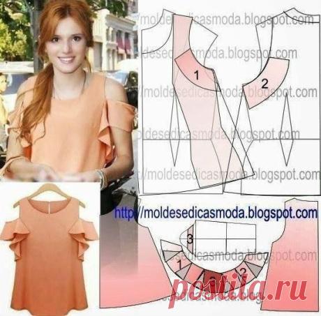 Моделирование топов, туник и блузок — Сделай сам, идеи для творчества - DIY Ideas