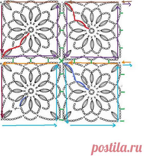 Безотрывное вязание | Записи в рубрике Безотрывное вязание | Дневник VERA-L