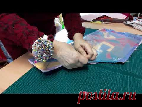 Раскрой курточки в технике пэчворк питца