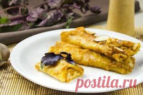 Каннеллони с сыром и томатным пюре, фото рецепт
