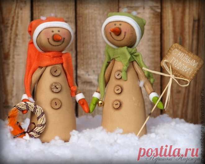 Кофейный Снеговичок — DIYIdeas