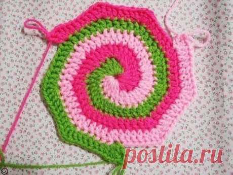 Вяжем спираль