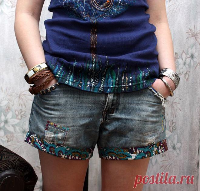 Шорты из джинсов бойфренда (DIY) / Шорты / ВТОРАЯ УЛИЦА