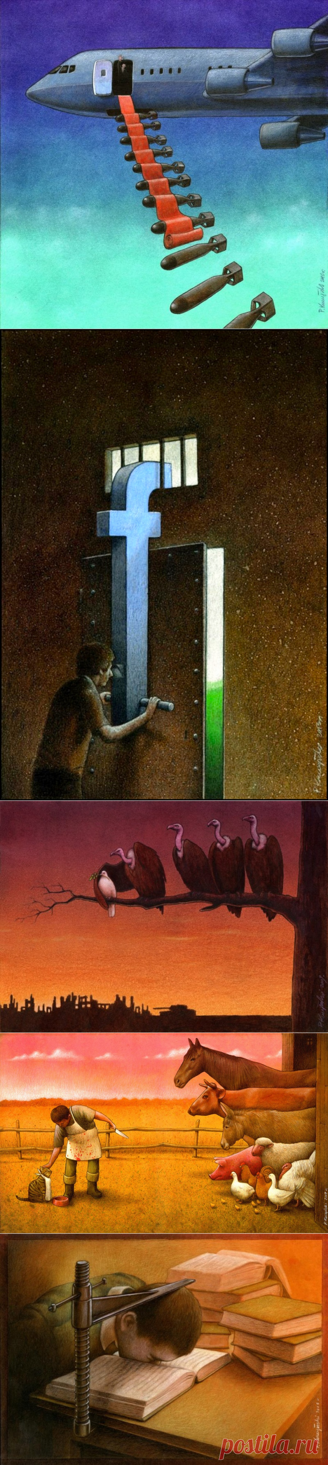 Глубочайшие карикатуры Павла Кучински, заставляющие переосмыслить мир &#8211; Фитнес для мозга