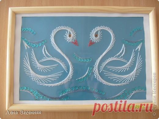Вышиваем лебедей по схеме | Страна Мастеров