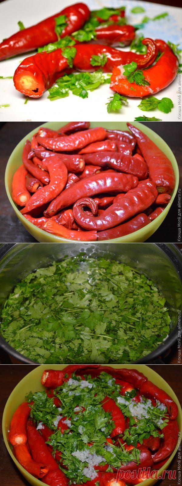 Маринованный горький перец