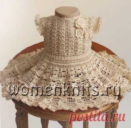 Платье крючком от Illianna