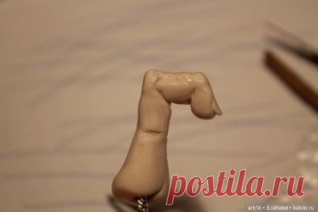 Как я леплю руки гномам [Мини мастер-класс от Катрушовой Татьяны] / Лепка / Бэйбики. Куклы фото. Одежда для кукол