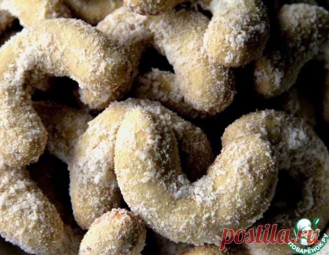 Кокосово-ореховые рогалики – кулинарный рецепт