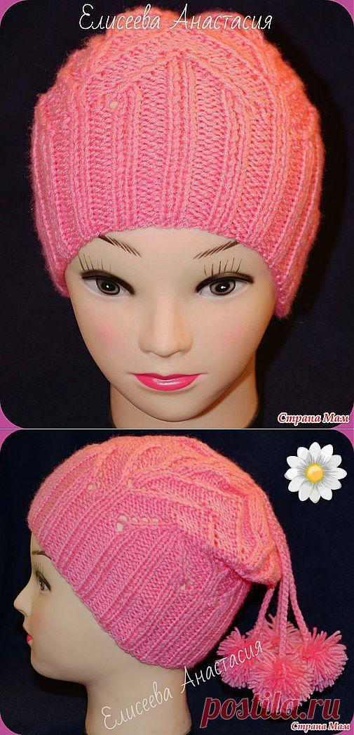 Шапочка с помпонами из он-лайна: Дневник группы "Вязание" - Страна Мам