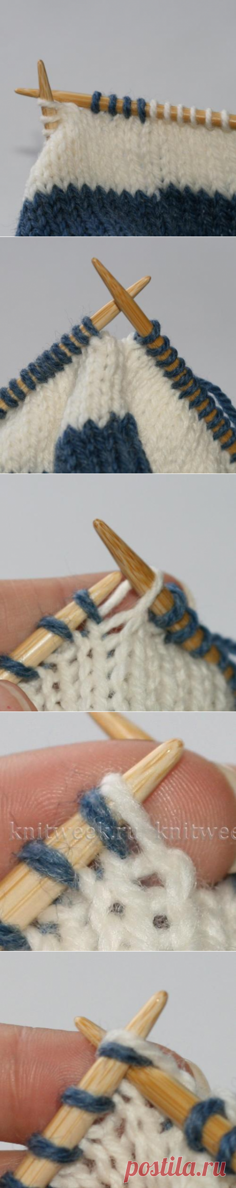 Смена цвета нити при круговом вязании — Сделай сам, идеи для творчества - DIY Ideas