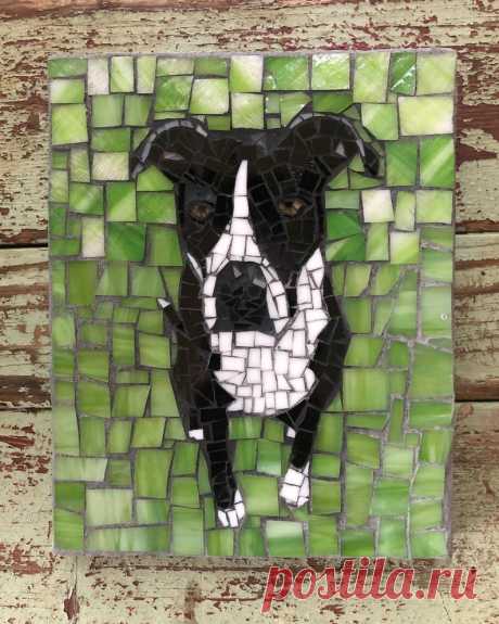 8x10 Mosaic Pet Portrait | Etsy