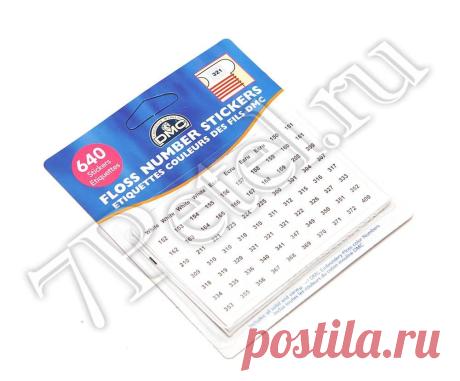 Наклейки для мулине 6103-12. Аксессуары для рукоделия > Разное.