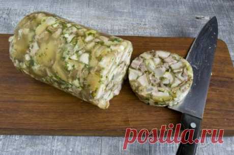 Холодец из свиной рульки в бутылке