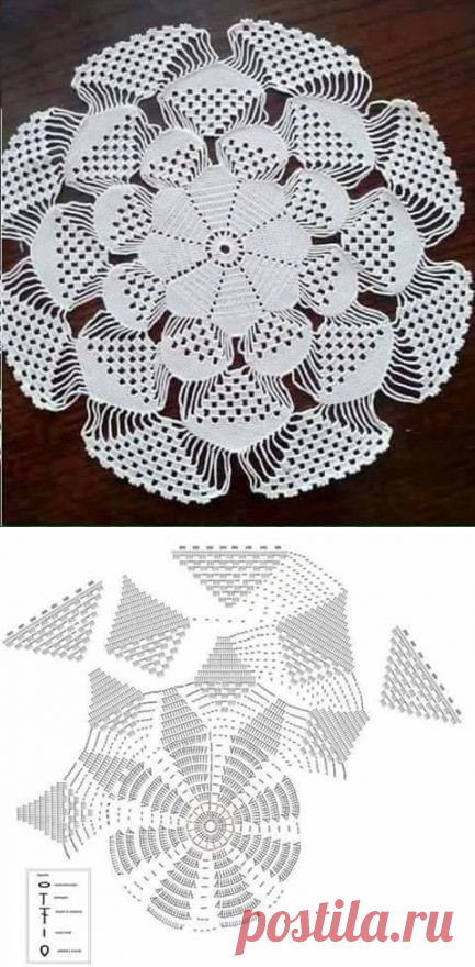 Салфетка 3D! Для тех кто любит крючок.