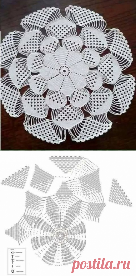 Салфетка 3D! Для тех кто любит крючок.