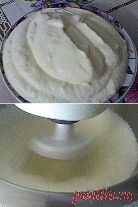 Сливки из молока.