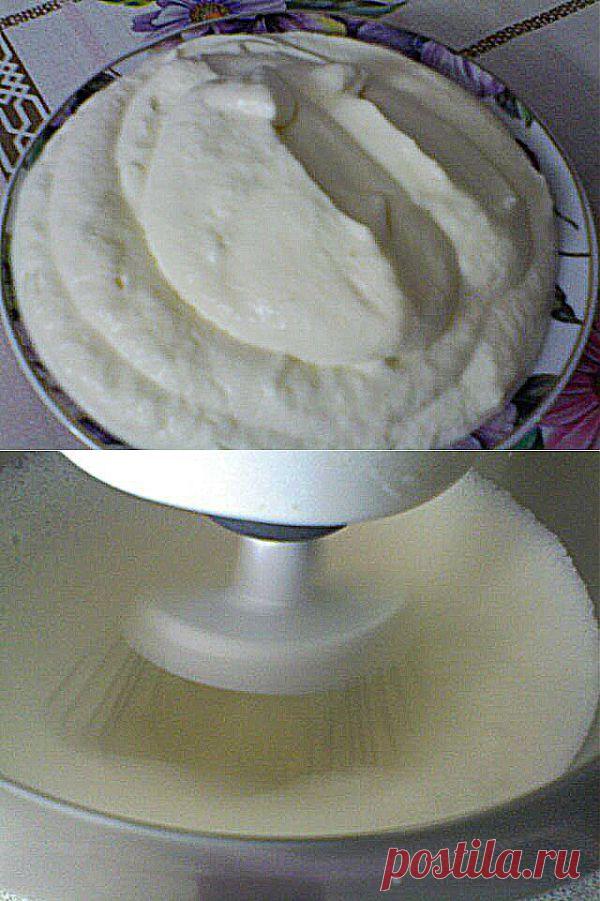 Сливки из молока.