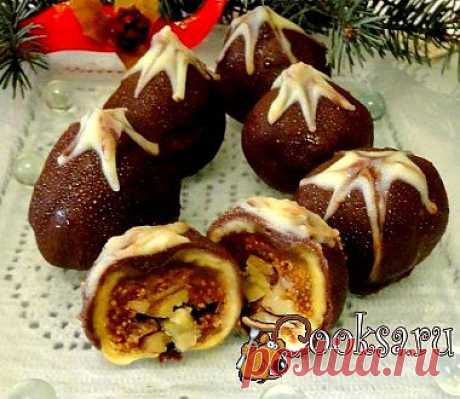 Инжир в шоколаде или конфеты "Для любви" рецепт с фото