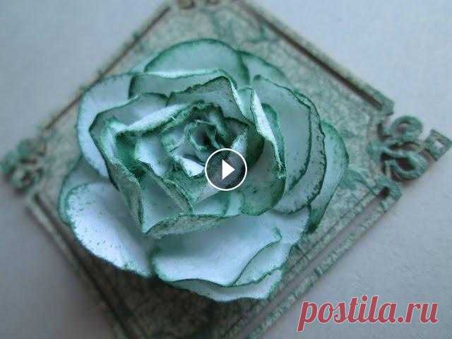 Скрапбукинг / Ажурная роза / Цветы из бумаги своими руками / openwork rose paper Видео как сделать из бумаги цветок - ажурную розу. Используется для скрапбукинга, при изготовлении открыток и других изделий.Композиция "Dream Cu...