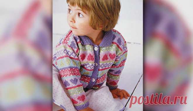 Жаккардовый жакет | Loveknitting.ru