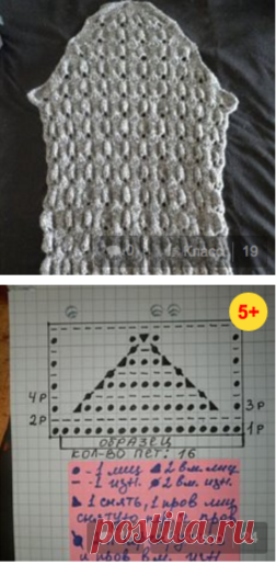 Узор спицами от Алёны Абель