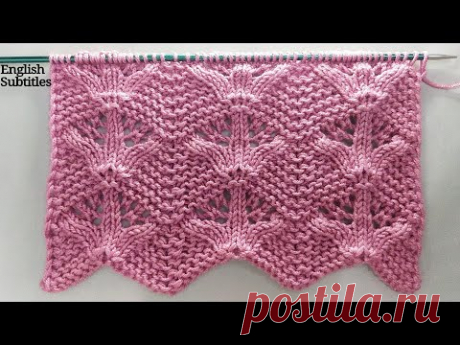 Very Beautiful Pine🌲 Tree Knitting Pattern/ खूबसूरत बुनाई डिज़ाइन by @knittingknife