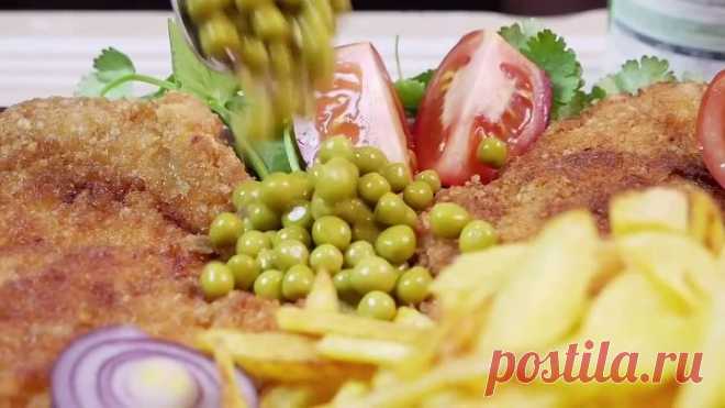 Все в ВОСТОРГЕ от этого мяса. Шницель по-ВЕНСКИ, цыганка готовит