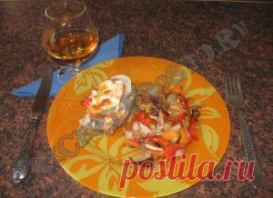 Рецепт мяса по-французски запеченного в аэрогриле