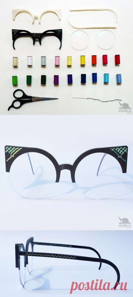 &quot;Weaview&quot; - очки с вышивкой на оправе от &quot;Hurlu&quot; / Декор очков / Модный сайт о стильной переделке одежды и интерьера