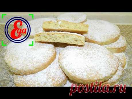 Вкусный, нежный и рассыпчатый коржик "Молочный"