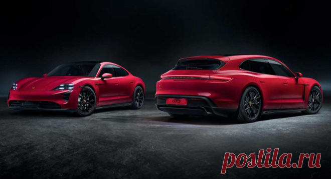 Линейка Porsche Taycan Sport Turismo 2022 для Европы получила и российский ценник
