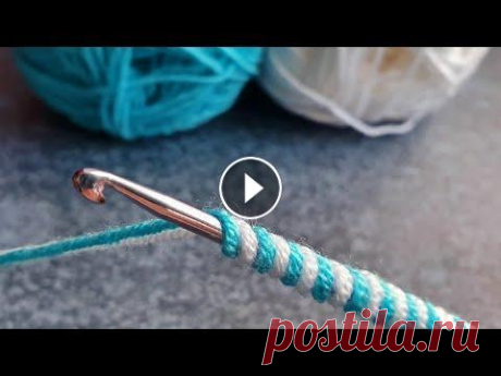 ХИТ СРЕДИ УЗОРОВ! Необычный двухцветный УЗОР КРЮЧКОМ! Вязание крючком для начинающих! Вяжем очень красивый плотный узор крючком. Узор этот двухцветный и универсальный! Он отлично смотрится из любой пряжи и подойдет для вязания многих из...