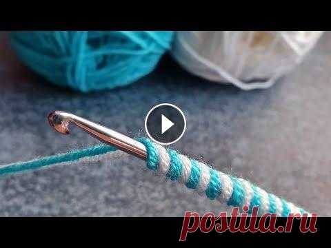 ХИТ СРЕДИ УЗОРОВ! Необычный двухцветный УЗОР КРЮЧКОМ! Вязание крючком для начинающих! Вяжем очень красивый плотный узор крючком. Узор этот двухцветный и универсальный! Он отлично смотрится из любой пряжи и подойдет для вязания многих из...