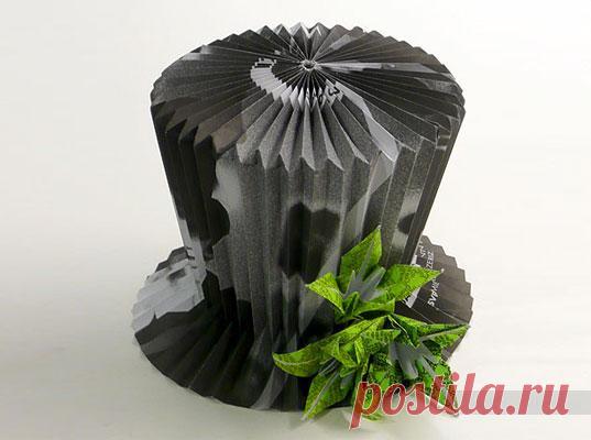 Шляпа - поделка из бумаги